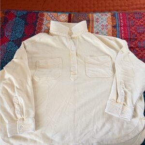 DISCONTINUED Aerie Popover Sweatshirt Butter Yellow